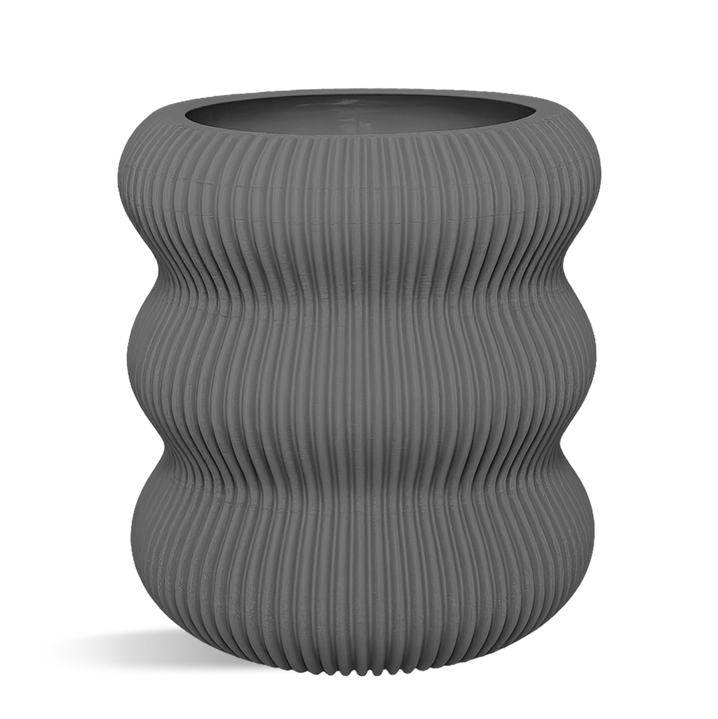 Decorative Waves Plant Pot