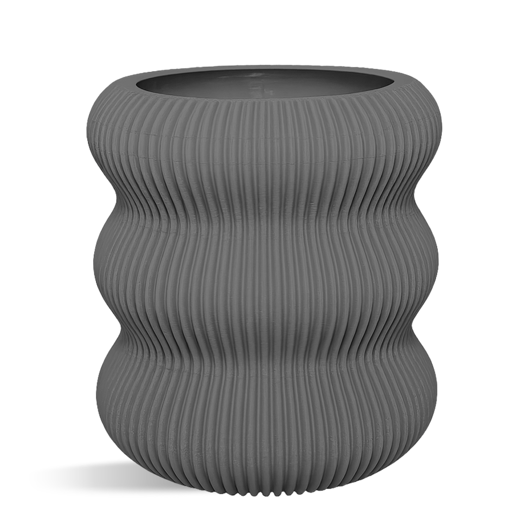 Decorative Waves Plant Pot