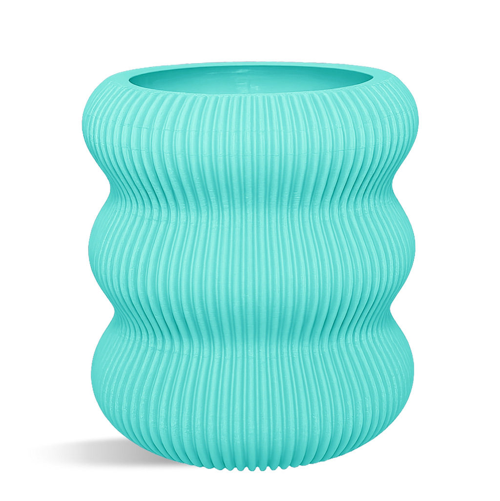 Decorative Waves Plant Pot