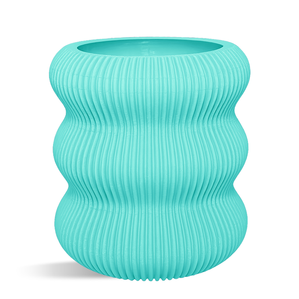 Decorative Waves Plant Pot