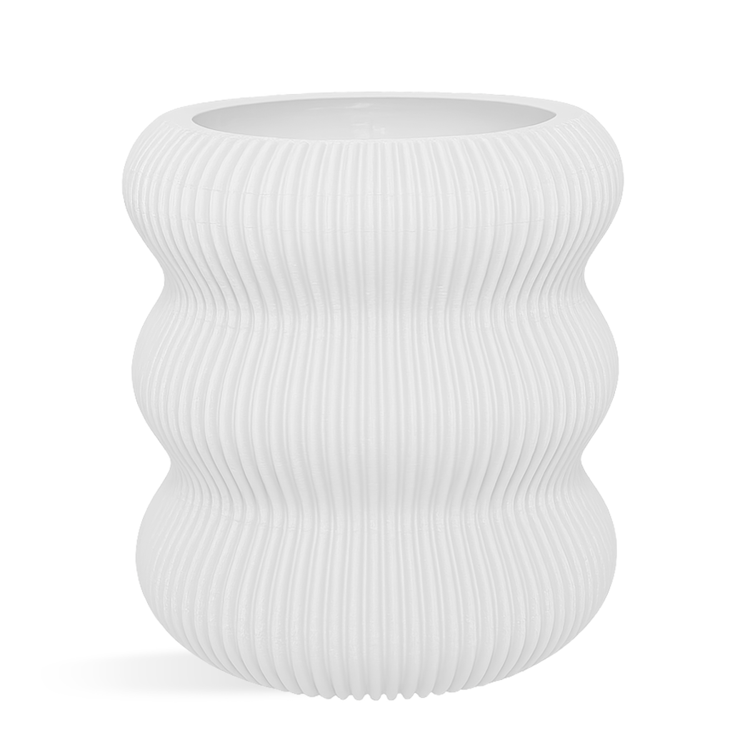 Decorative Waves Plant Pot