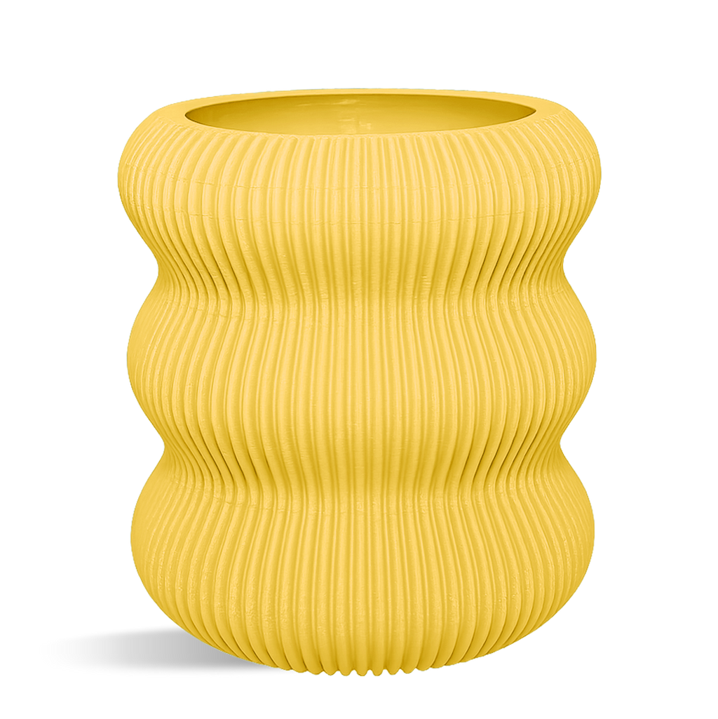 Decorative Waves Plant Pot