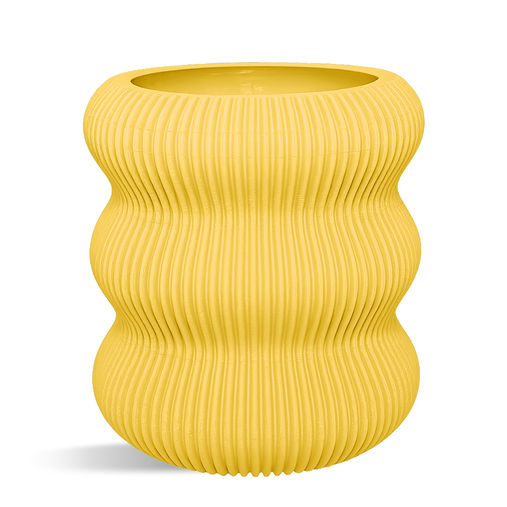 Decorative Waves Plant Pot